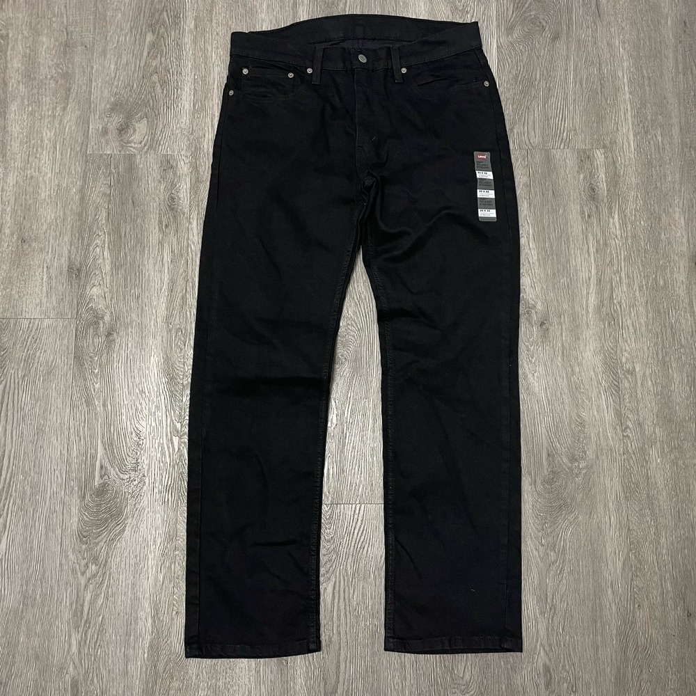 Levi's 559 Jeans Men's 33x32 Black Denim Relaxed Straight Stretch Nwt